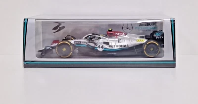 MODELLINO AUTO 1:43 SPARK FORMULA 1 MERCEDES W13 F1 LEWIS HAMILTON BELGIO 2022 - Immagine 1 di 4
