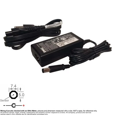 Power Adapter AC DC 7450OP Octagon 19.5Vdc DC19.5V 19.5V 3.34A Dell PA-21 - Image 1 of 3