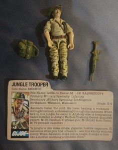 Recondo 100% Complete w/ File Card ARAH G.I. Joe