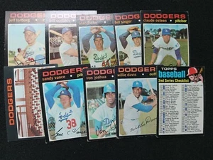 Lote de 10 tarjetas de béisbol 1971 Topps ver descripción para tarjetas y estado - Imagen 1 de 2