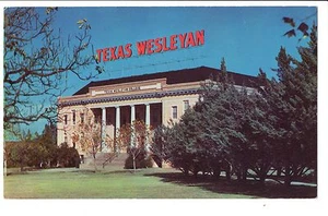 Vintage Postcard Fort Worth Texas Wesleyan College Administration Building - Picture 1 of 4