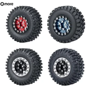 Qmore 1.0" Metal Beadlock CNC Wheel Rim for 1/24 RC Axial SCX24 90081 AXI00001 - Picture 1 of 74