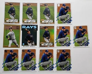 2021 Topps Series 1 Blake Snell Lot Chrome Redux Gold 86 Insert Tampa Bay Rays - Picture 1 of 8