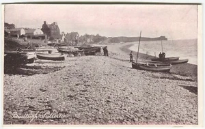 BUDLEIGH SALTERTON, BEACH - Devon Postcard - Picture 1 of 2