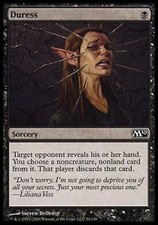 * mrm * eng foil duress (duress) mtg magic m10+