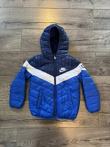 Nike Boys Down Puffer Jacket Blue Kids 6 M - Picture 1 of 8