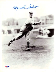 Manuel Manny Salvo Autographed Signed 8x10 Photo Boston Braves PSA/DNA #AB51597 - Picture 1 of 2
