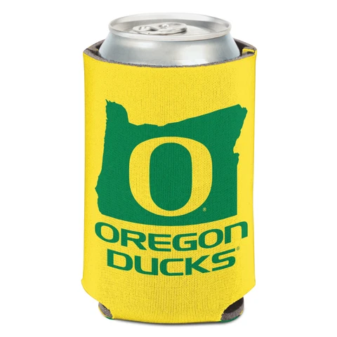 WinCraft Oregon Ducks 12oz. State Shape Can Cooler Cover