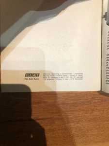 Fiat service Years 80 - Bild 1 von 2