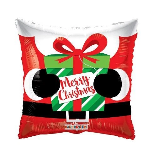 Balloon 18" Merry Christmas  Santa Present Mylar Foil Party Decorations Gifts   - Image 1 of 1