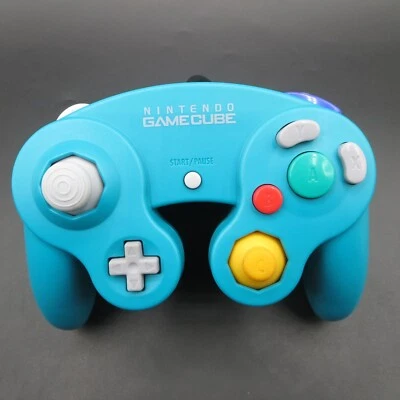 Nintendo GameCube Controller DOL 003 Emerald Blue Genuine OEM Official - Image 1 of 4