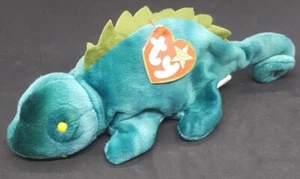 TY 1997 IGGY the DARK COLORED IGUANA BEANIE BABY - MINT WITH MINT TAG - Picture 1 of 6