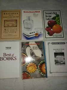 Lot Of 6 Small Cookbook Pamphlets INSTRUCTION MANUALS - Picture 1 of 8