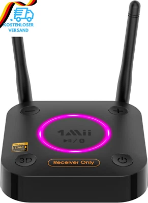 BESUCHE DEN 1MII-STORE 1Mii LDAC Bluetooth 5.2 Empfänger Für Hi-Res Audio, Hifi Bluetooth Audio Adapter