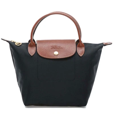 NWT LONGCHAMP Le Pliage Type S Small Handheld Tote 1621089 BLACK AUTHENTIC - Изображение 1 из 4