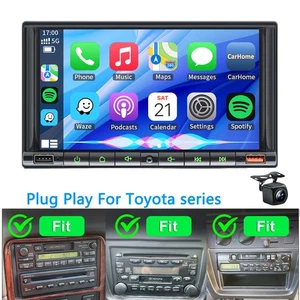 For Toyota Land Cruiser 1991-1997 Android Carplay GPS Car Stereo Radio +Camera - Foto 1 di 15