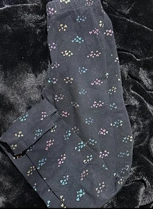 Girls Rainbow Heart Print Leggings - Picture 1 of 3
