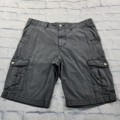 Pantalones Cortos Tommy Bahama PARA HOMBRES 36 Gris Riptide Carga Ripstop Utilidad Senderismo Gorpcore Foto 1 de 4