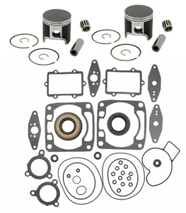 2 SPI Standard Bore Pistons, Full Gasket Kit & Bearings for Arctic Cat 700 Snow - Picture 1 of 1