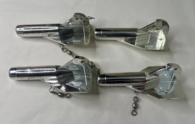 4 Luhr Jensen Jet Divers Size 40 40’ Silver Color - Image 1 of 4