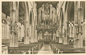 Vintage Artistic Postcard c1920s All Saints Church St Ives England - Picture 1 of 2