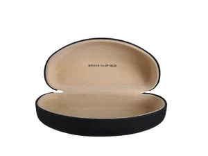 Bruce Oldfield Hard Clam Shell Glasses Sunglasses Case Unisex Black - Picture 1 of 5
