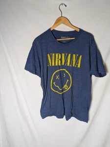 Nirvana Shirt Herren XL Smiley Face 2017 Classic Logo Spell Out Retro Hype Core - Bild 1 von 6