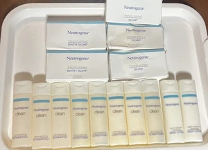 Lote de 15 NEUTROGENA Limpio Normalizador Champú Acondicionador Jabón Loción Viaje - Imagen 1 de 2