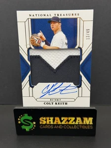 2025 Panini National Treasures COLT KEITH Tigers Patch Autograph /49 AU MEM - Picture 1 of 4