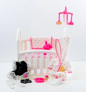Barbie Kelly 1995 lote de diversión parcial a la hora de dormir y bañarse LK y RD PL - Imagen 1 de 13