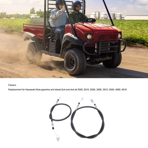 Rear Brake Cable Set For Mule Gasoline 2x4 4x4 Metal Material Long - Bild 1 von 22