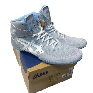 Asics Matflex 7 Herren Ringer Turnschuhe Schuhe Größe 9,5 Grau Blau 1081A051-020 - Bild 1 von 12