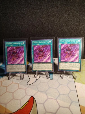 Yugioh! 3x Chaotic Elements ALIN-EN067 Common 1st Ed NM - Image 1 of 4