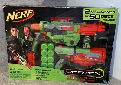 NERF VORTEX VIGILON & PRAXIS SET NEW! RETIRED!!! - Image 1 of 4