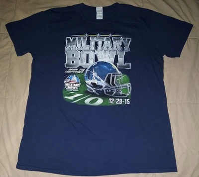 CAMISETA DE COLECCIÓN 2015 MILITAR BOWL XL FÚTBOL MARINA GUARDIAMARINAS V PITTSBURGH PANTHERS Foto 1 de 4