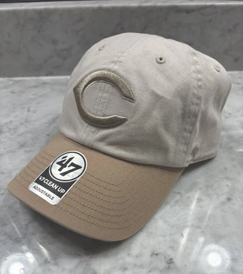 '47 Nuevo Sombrero Ajustable Para Hombre Cincinnati Reds Desert Tan Limpieza MLB Foto 1 de 4