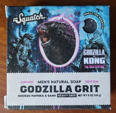 Godzilla Grit - The New Empire - Dr. Squatch Dr Squatch - Ltd Ed Bar Soap 5 oz. - Image 1 of 4