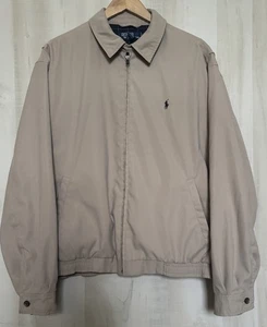 Vintage Polo Ralph Lauren Harrington Jacke kariert Futter Large beige - Bild 1 von 6