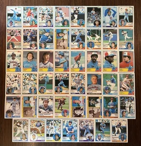 1983 Topps Vintage Baseball Yastrzemski Brett Seaver Carlton HOFers 47 Card Lot - Picture 1 of 1