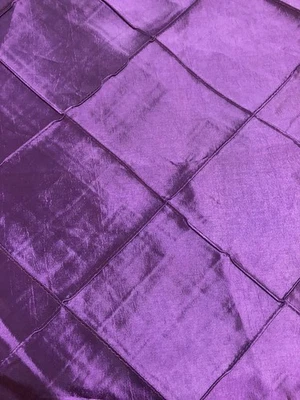 2-YARDS Purple Satin Patchwork-Look Fabric 60" - Image 1 of 4