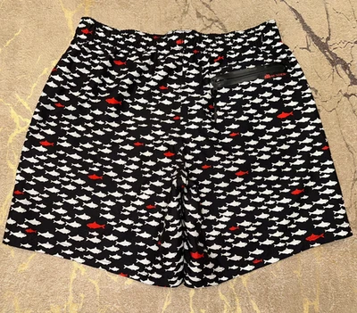 Sundek S Shark Beach Elastic Swim Board Shorts Trunks Bath Suit Size S 31 32 - Image 1 of 4