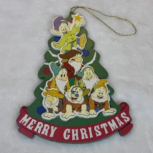 Vintage Kurt Adler Disney Holz sieben Zwerge Christbaumschmuck - Bild 1 von 7