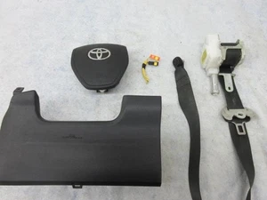 TOYOTA COROLLA 2014-2018 LH OEM BELT BLACK Airbag STEERING WHEEL SEAT  LEFT knee - Picture 1 of 9