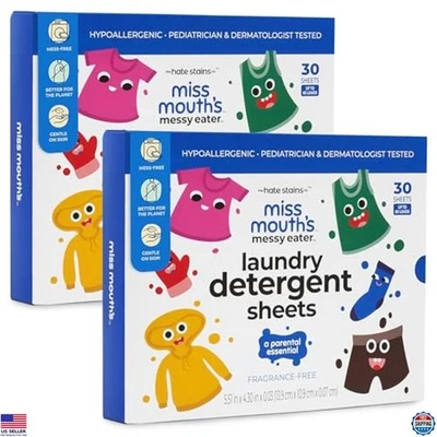 Sábanas detergente para ropa Miss Mouth's Messy Eater - Detergente para ropa, premium Foto 1 de 4