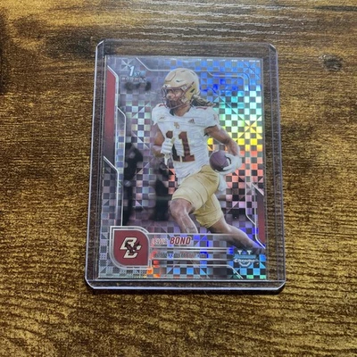 LEWIS BOND 2025 TOPPS BOWMAN CHROME U FOOTBALL 1ST XFRACTOR - Image 1 of 2