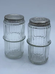 Vintage Hoosier Pannel Spice Jar With Lid~1930s ~ Qty 2 - Picture 1 of 10