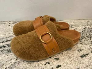 See By Chloe Sherling Slip On Mules Shoes 39 8 8.5 - Picture 1 of 10