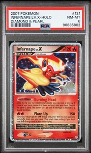 Pokemon Infernape Lv X 121/130 Diamond & Pearl PSA 8 Near Mint / Mint - Bild 1 von 2