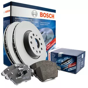 BOSCH 2x BREMSSCHEIBEN + BELÄGE DACIA LOGAN II SANDERO II RENAULT CLIO IV Ø258mm - Bild 1 von 7