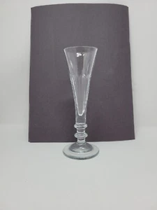 American Pittsburgh Cut Paneled Flint Glass Ale / Champagne Flute C. 1830 #1 - Picture 1 of 9